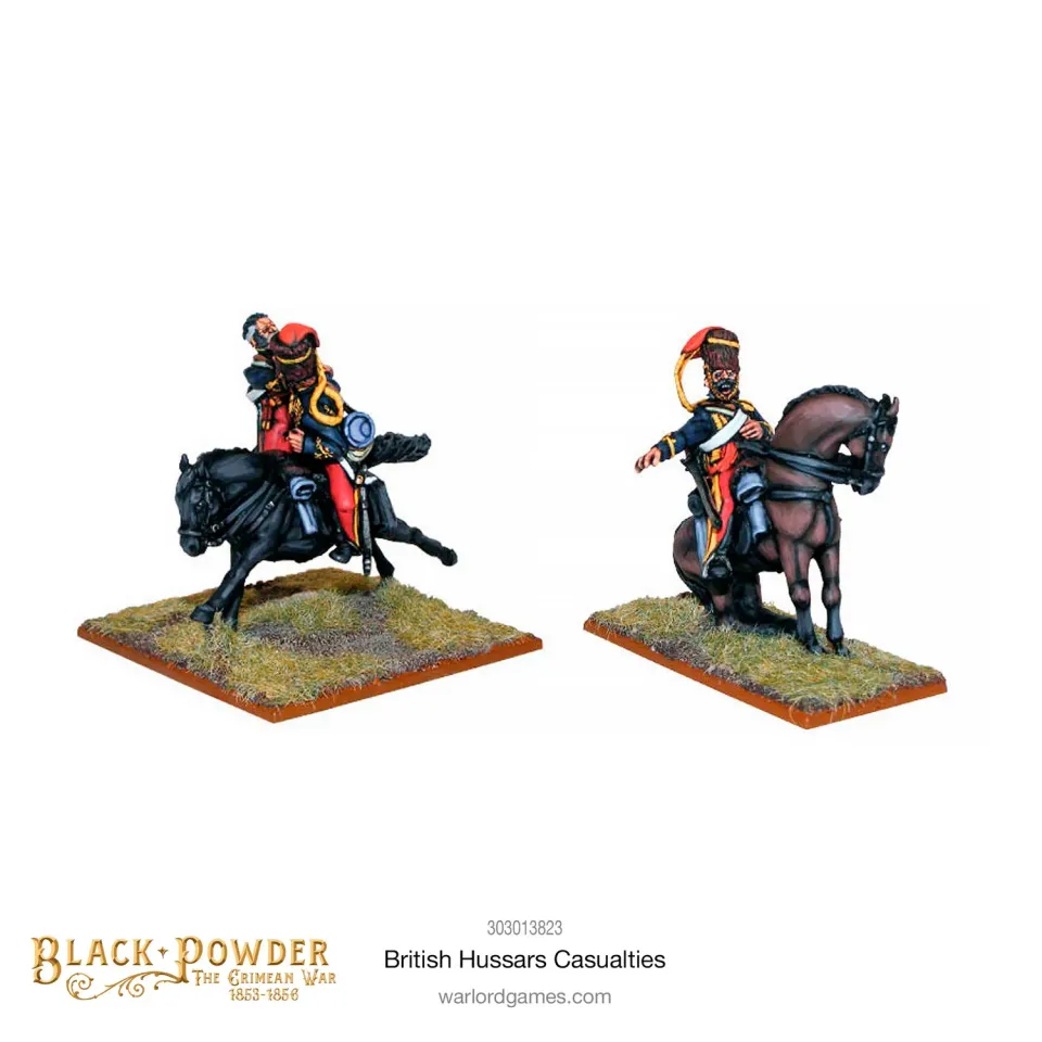 Warlord Games Black Powder Hussards britanniques blessés Crimée métal