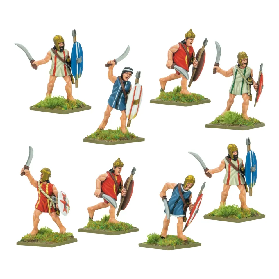 Bolt Action Hail Caesar guerriers illyriens infanterie métal