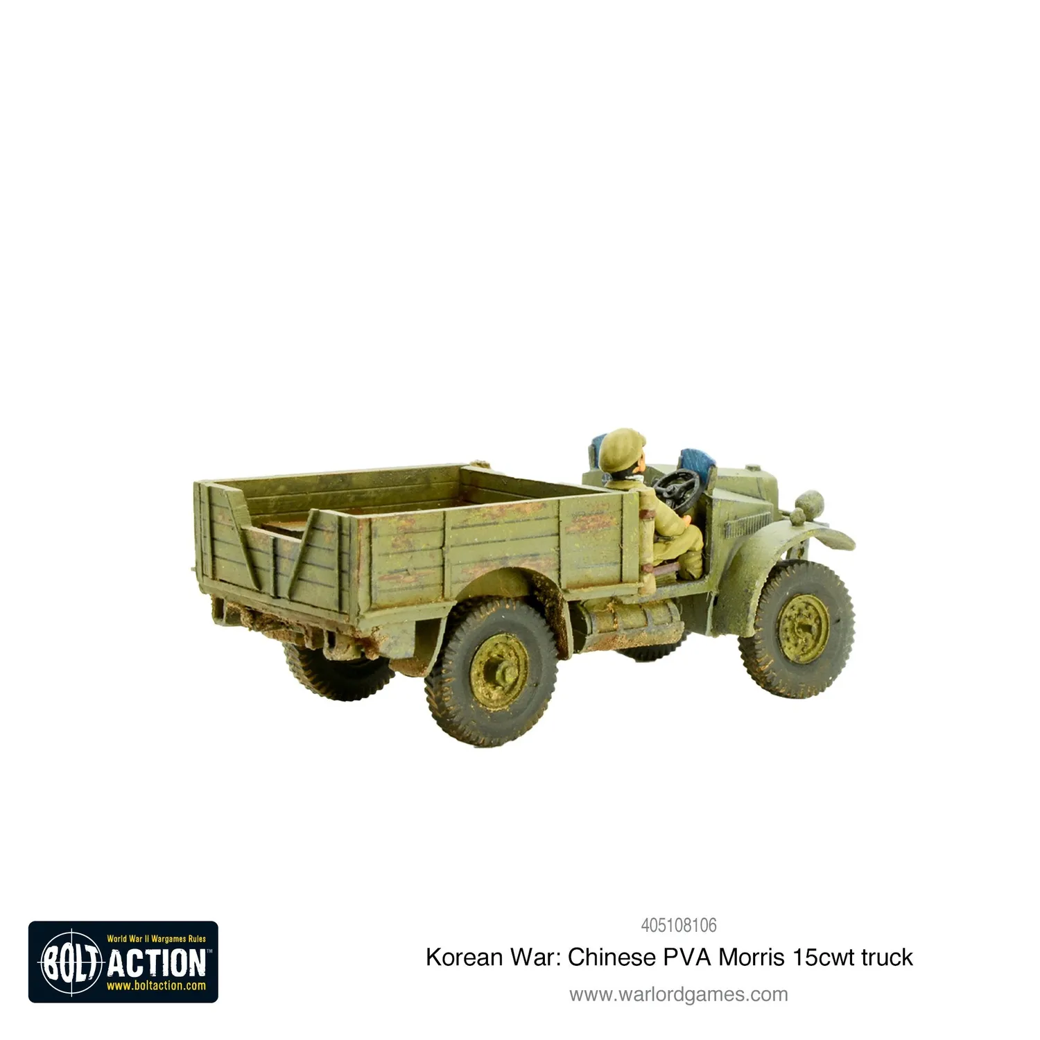 Bolt Action Korean War camion Morris 15cwt Chinese PVA résine