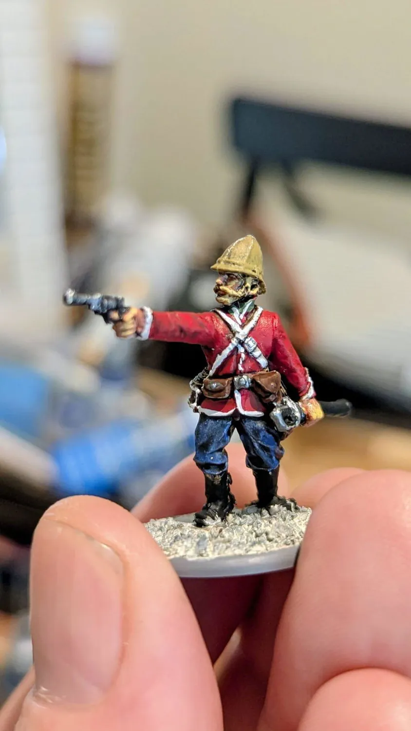 Bolt Action Soldier of Fortune 35 AZW Major Henry Spalding figurine métal