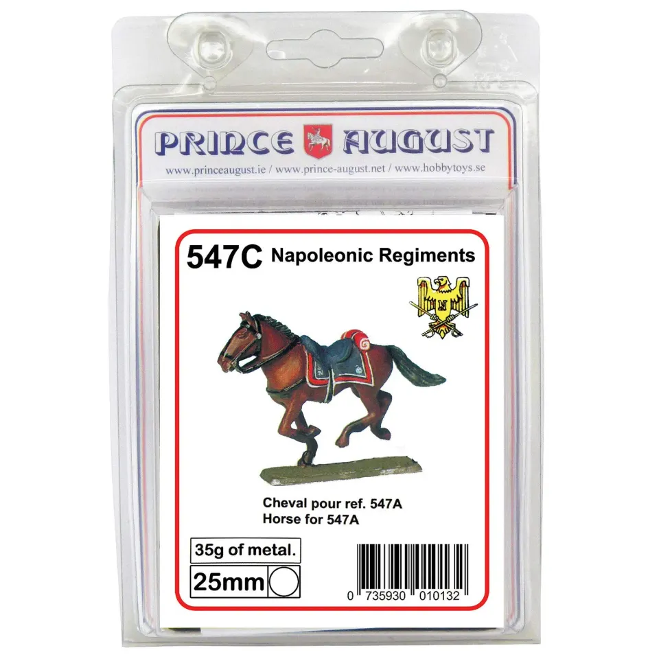 Prince August Hobby PA547C moule à couler cheval Lancers polonais français 25 mm