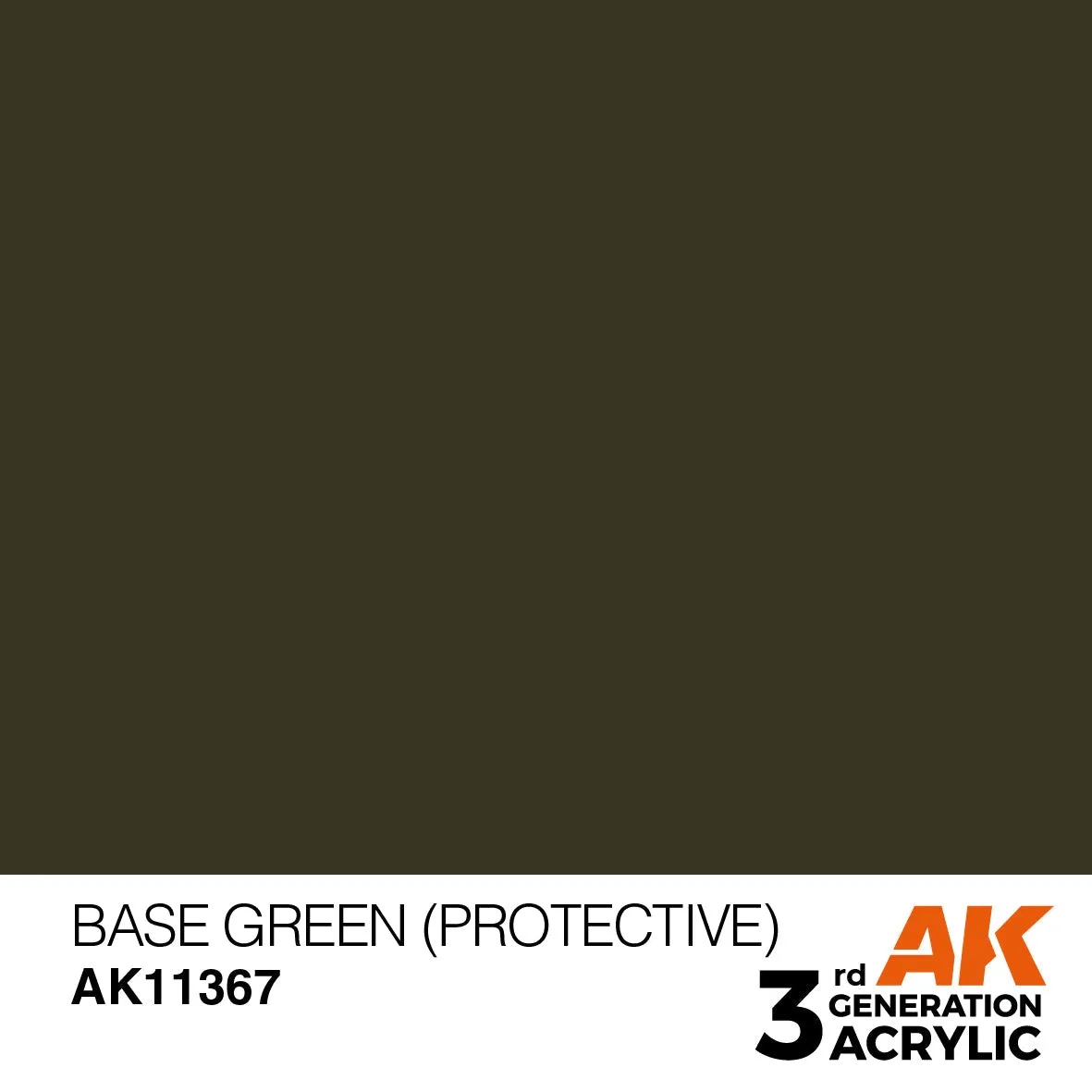 AK Interactive 3Gen Base Green Protective peinture 17ml