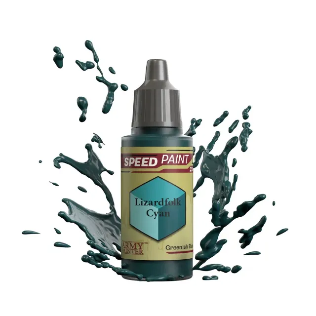 Army Painter Speedpaint Lizardfolk Cyan peinture contrast cyan 18ml