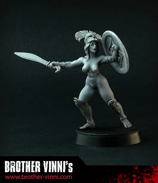 Brother Vinni Hoplite Officer figurine résine 28mm grecque
