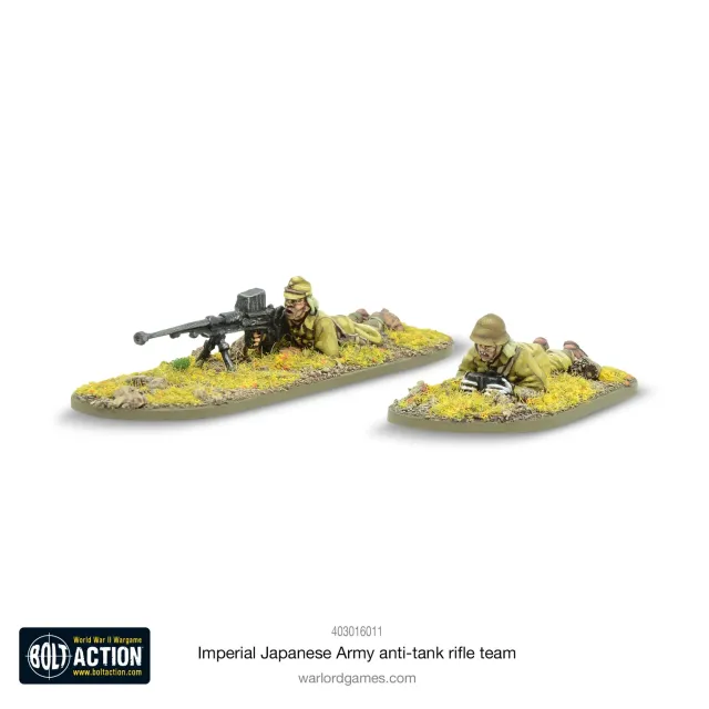 Bolt Action Imperial Japanese Army anti-tank rifle team métal
