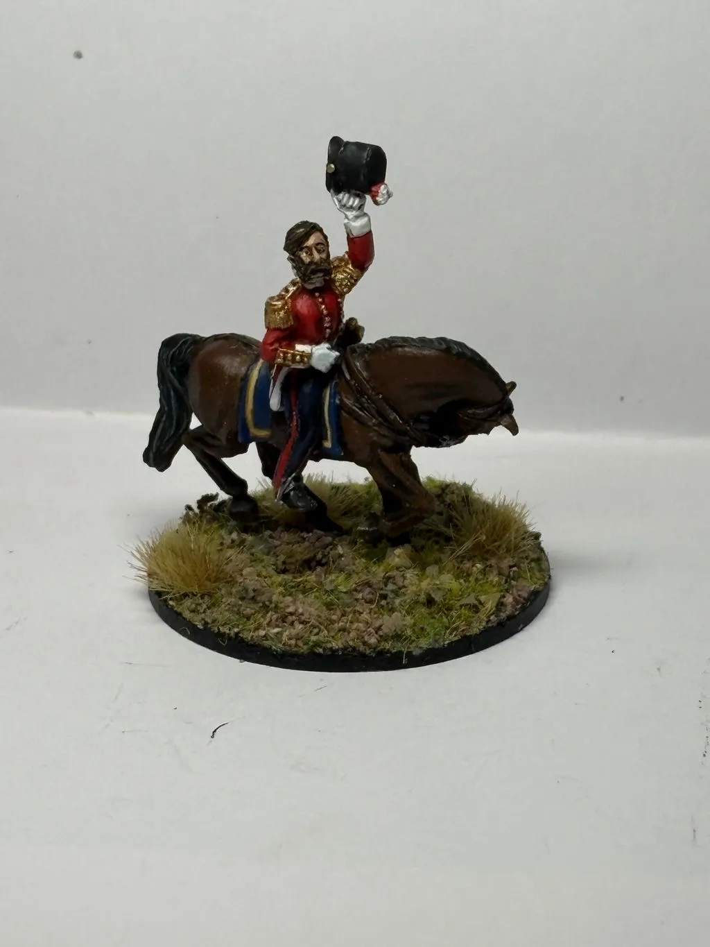 Bolt Action Crimean War Colonel britannique figurine métal montée