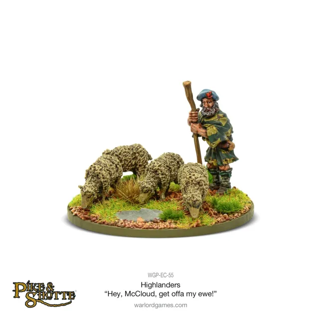 Bolt Action Pike & Shotte Highlander Hey, McCloud figurines métal