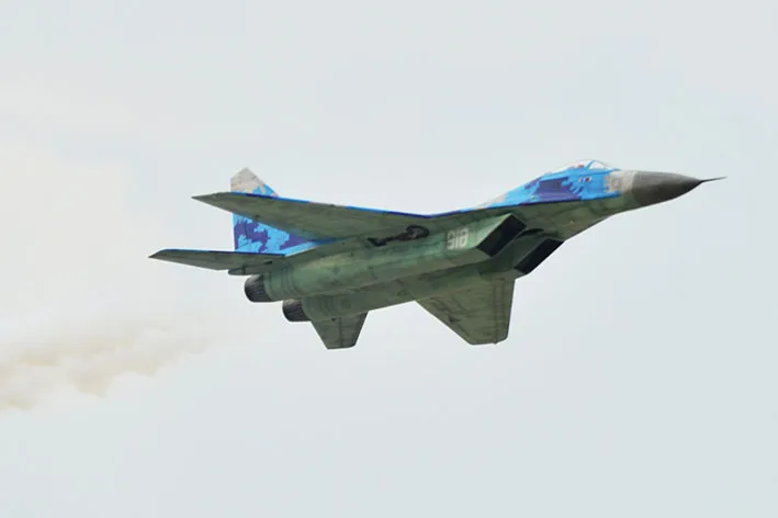 Black Horse BH185 MiG-29 jet RC 1635mm turbine 100-140N
