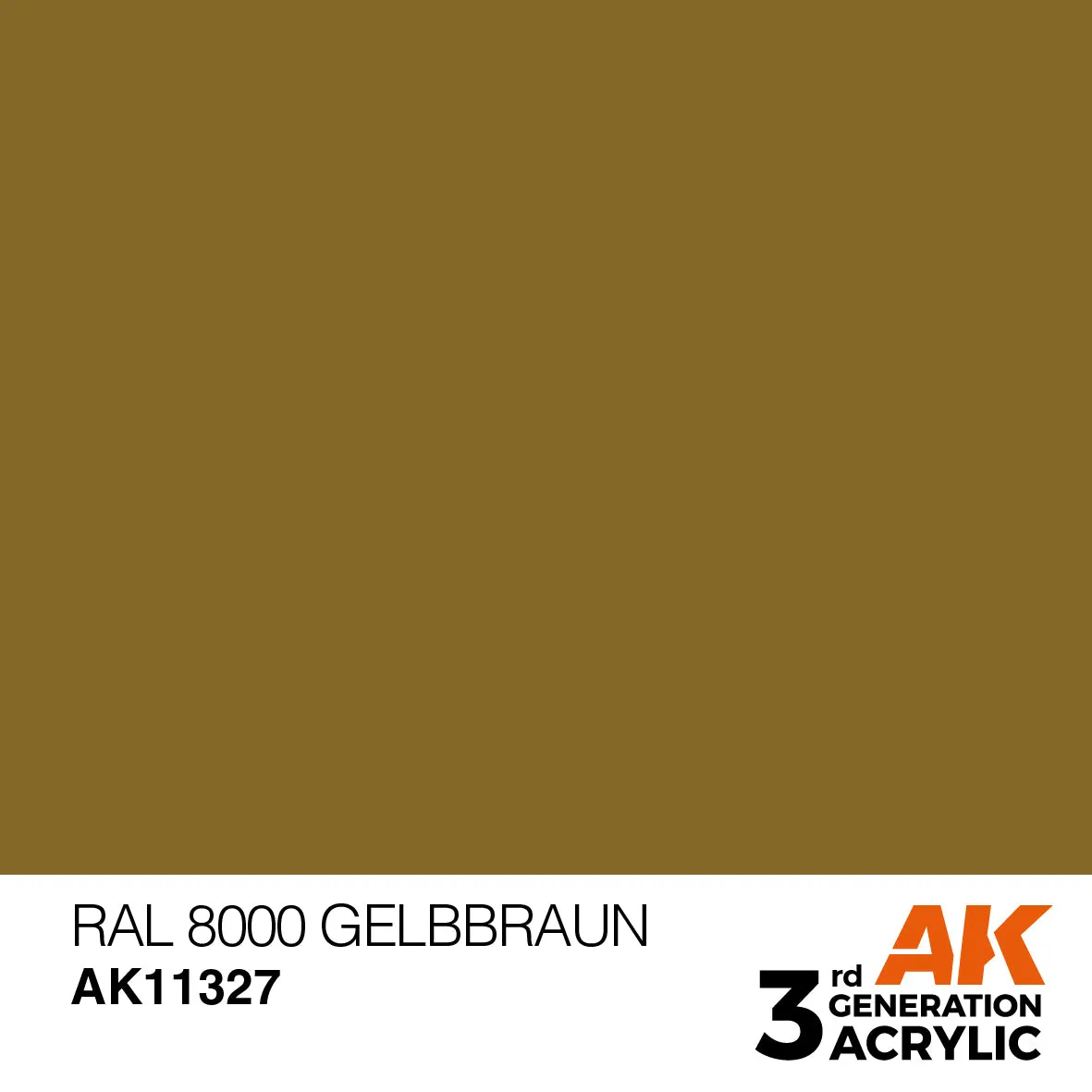 AK Interactive 3Gen RAL 8000 Gelbbraun peinture acrylique 17ml