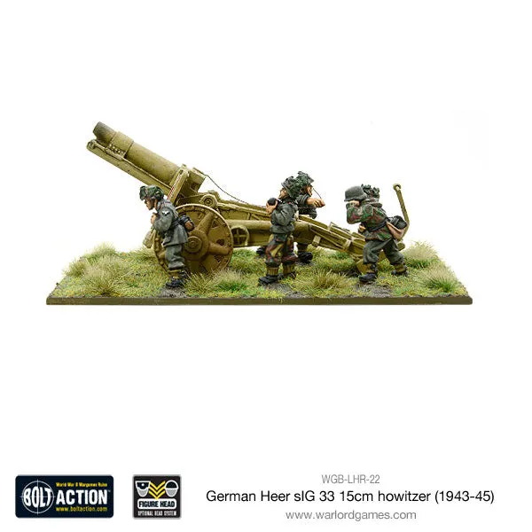 Bolt Action German Heer sIG 33 15cm howitzer 1943-45 canon métal