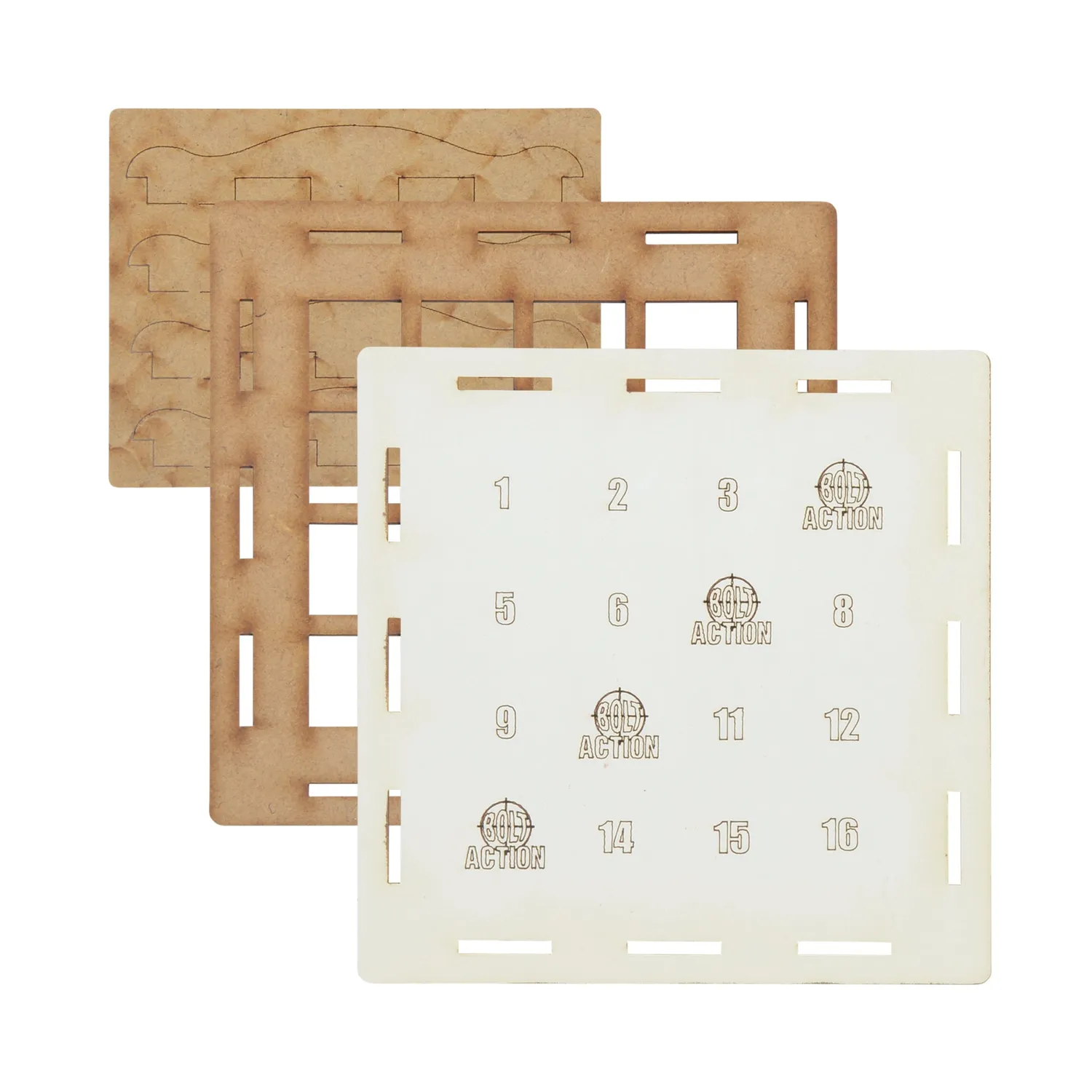 Bolt Action MDF Dice Graveyard porte-dés 16 places