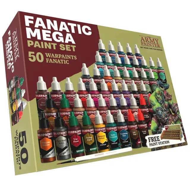 Army Painter Warpaints Fanatic Mega Set peintures 50 couleurs