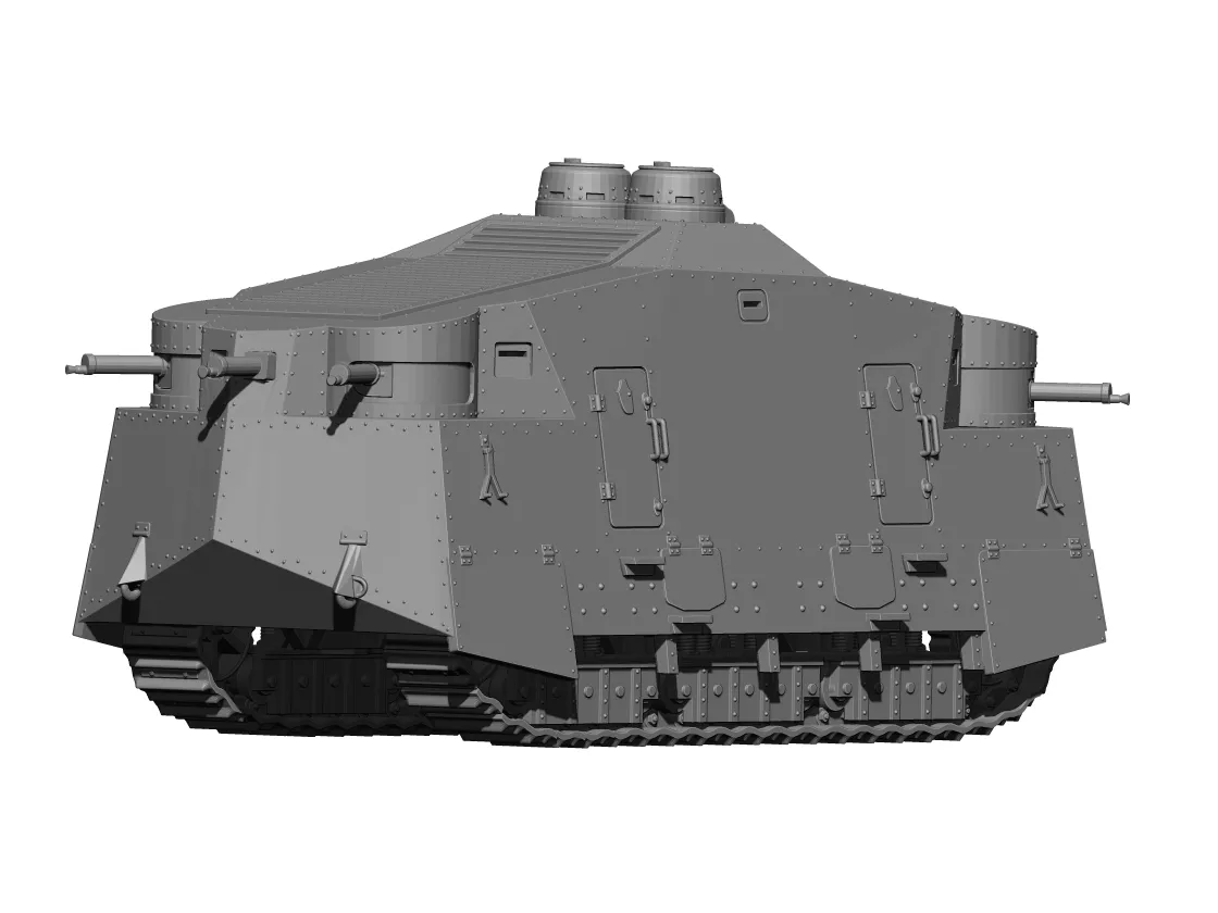 Des Tranchées aux Barricades Ersatz Panzerkraftwagen Hedi char 28mm