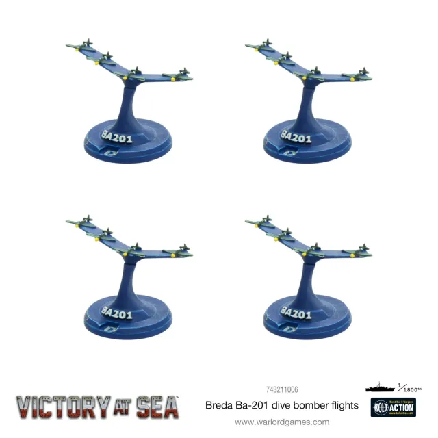Victory at Sea Breda Ba.201 avion piqué italien