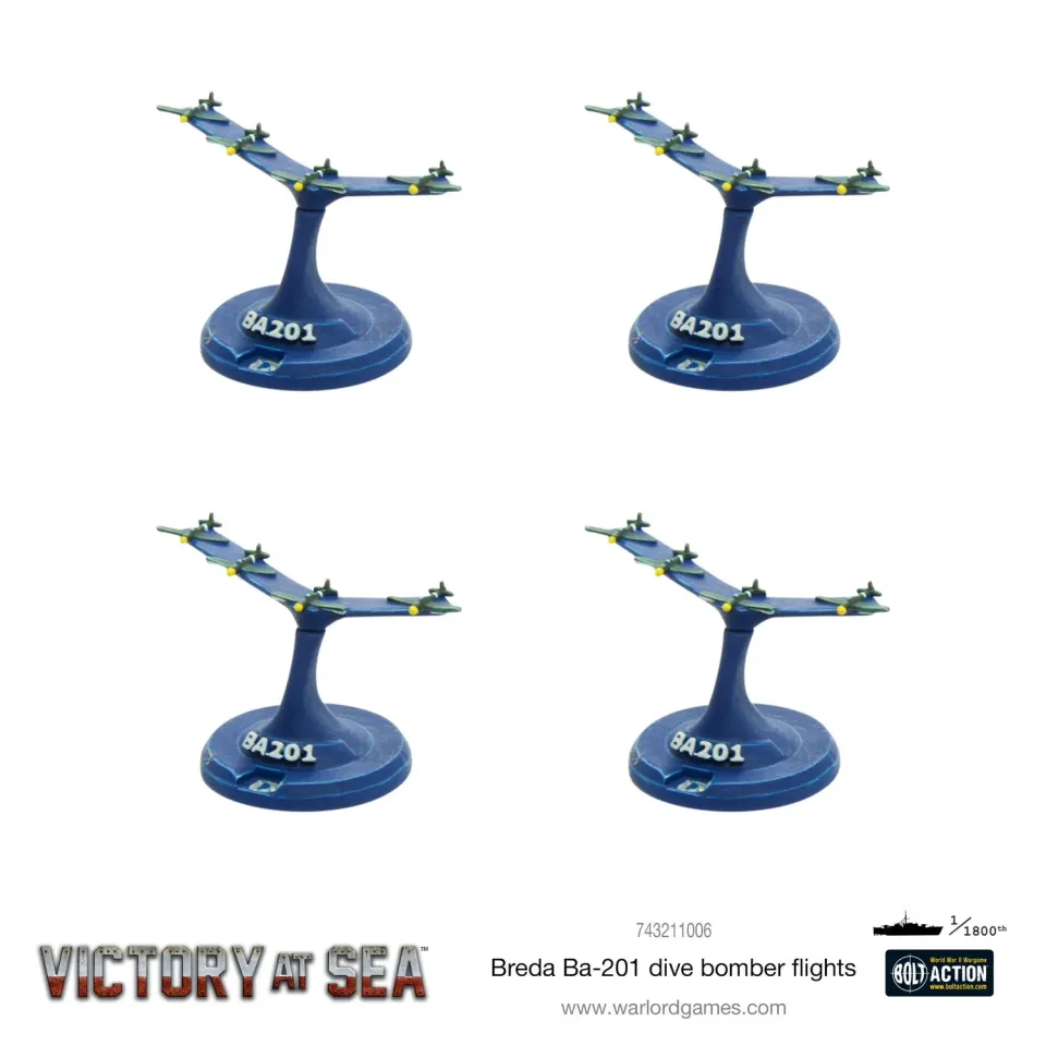Victory at Sea Breda Ba.201 avion piqué italien