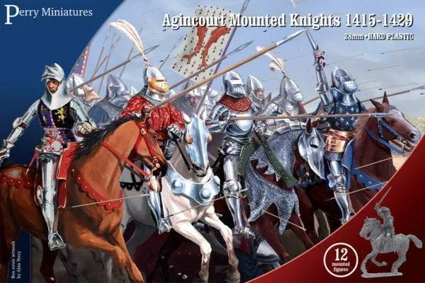 Perry Miniatures chevaliers montés Agincourt 1415-29 figurines x12