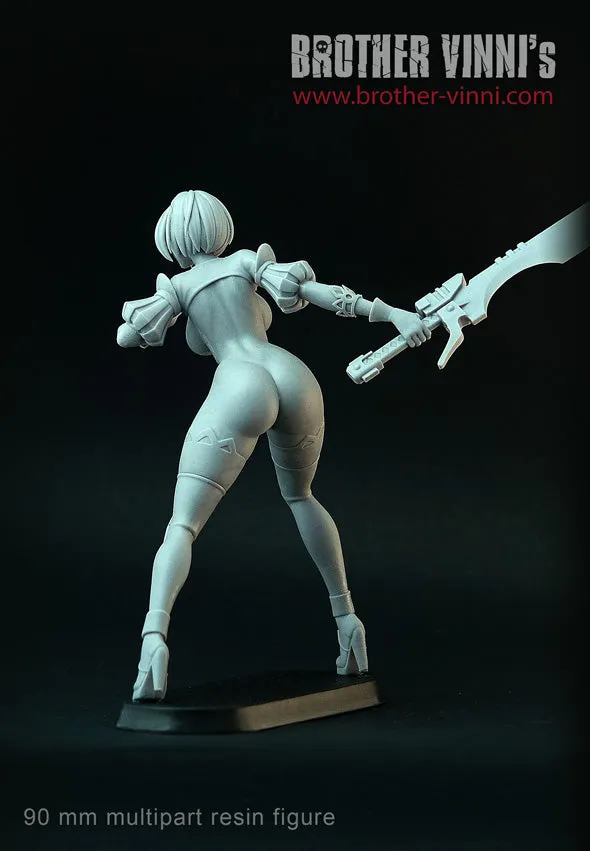 Brother Vinni Cyber Mercenary ver.2 figurine résine 90mm femme