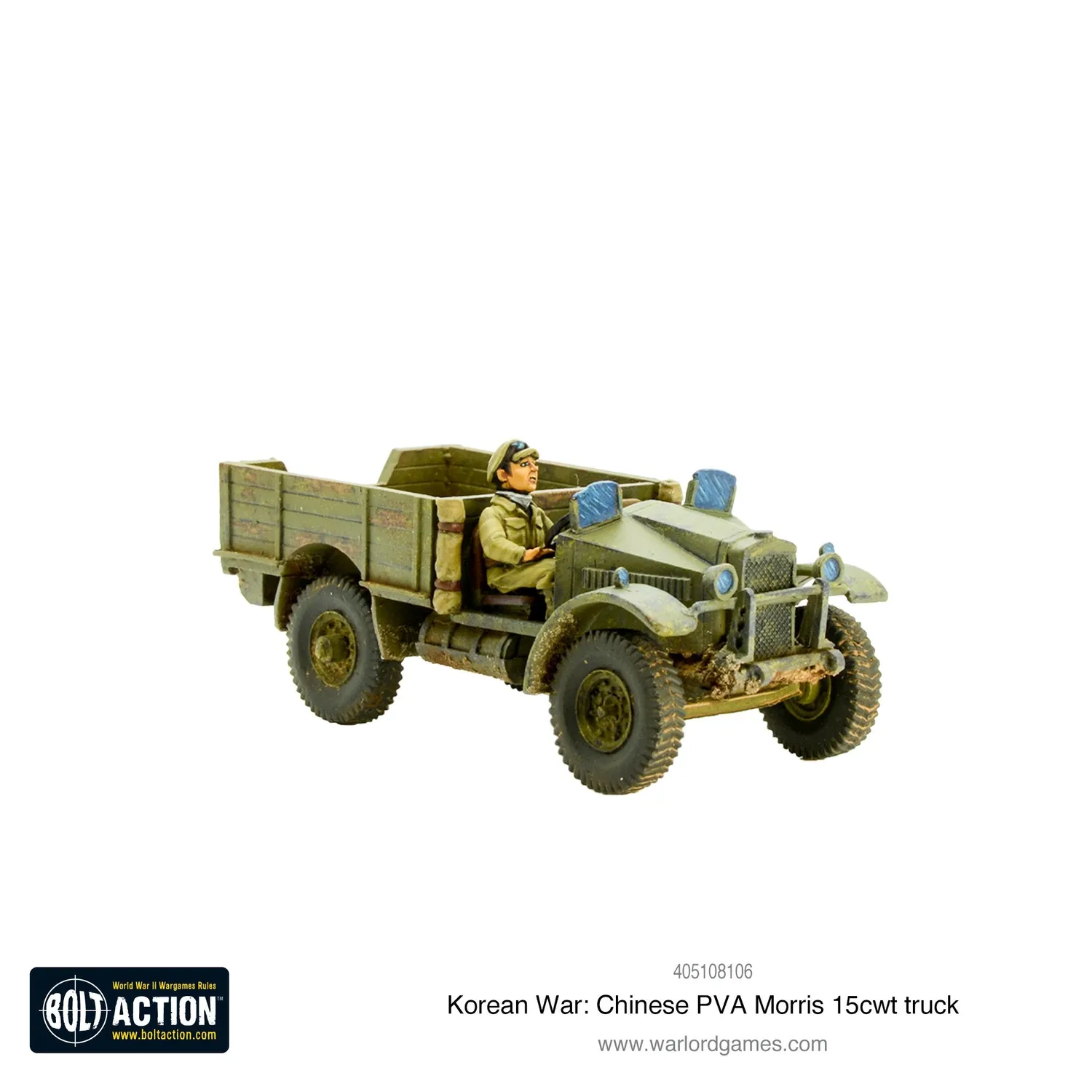 Bolt Action Korean War camion Morris 15cwt Chinese PVA résine