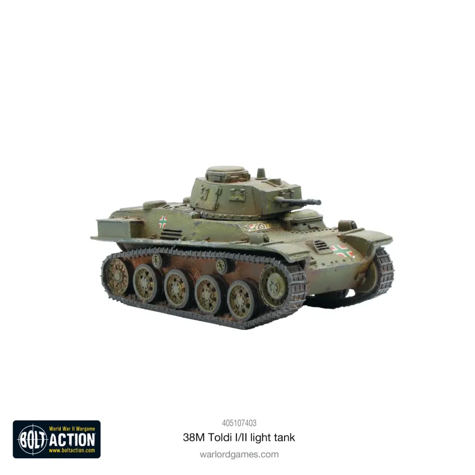 Bolt Action 38M Toldi I/II char léger hongrois résine