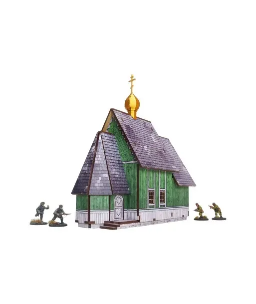 Des Tranchées aux Barricades Église orthodoxe décor 28mm prépeint
