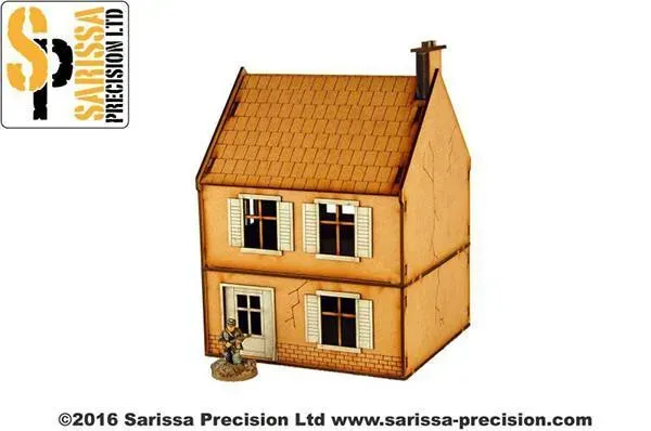 Sarissa Small House terrain MDF 2 mm maison amovible