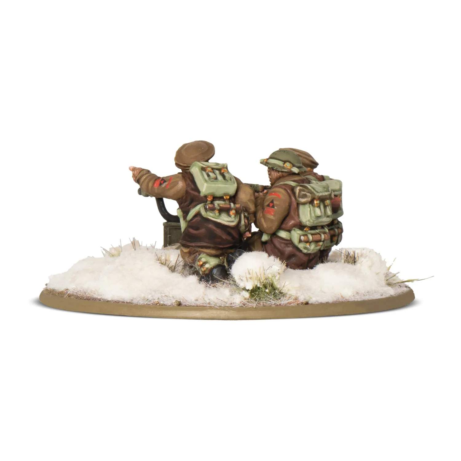 Bolt Action British Canadian Infantry Winter MMG figurines hiver