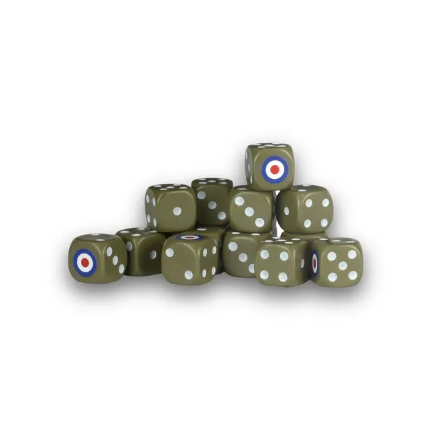 Bolt Action British Army D6 dés britanniques x16