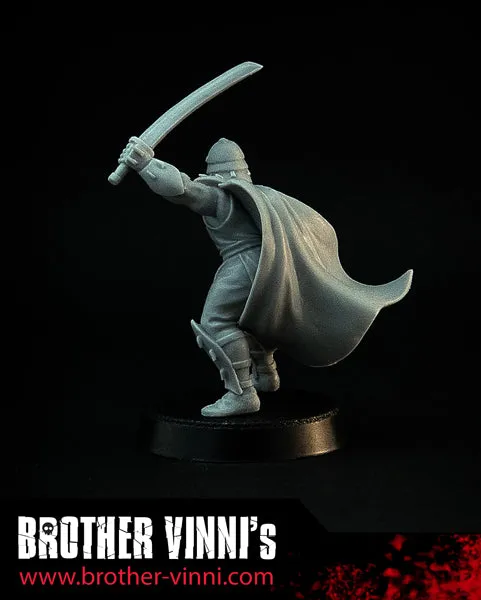 Brother Vinni Schröder the Evil Ninja figurine résine 28mm