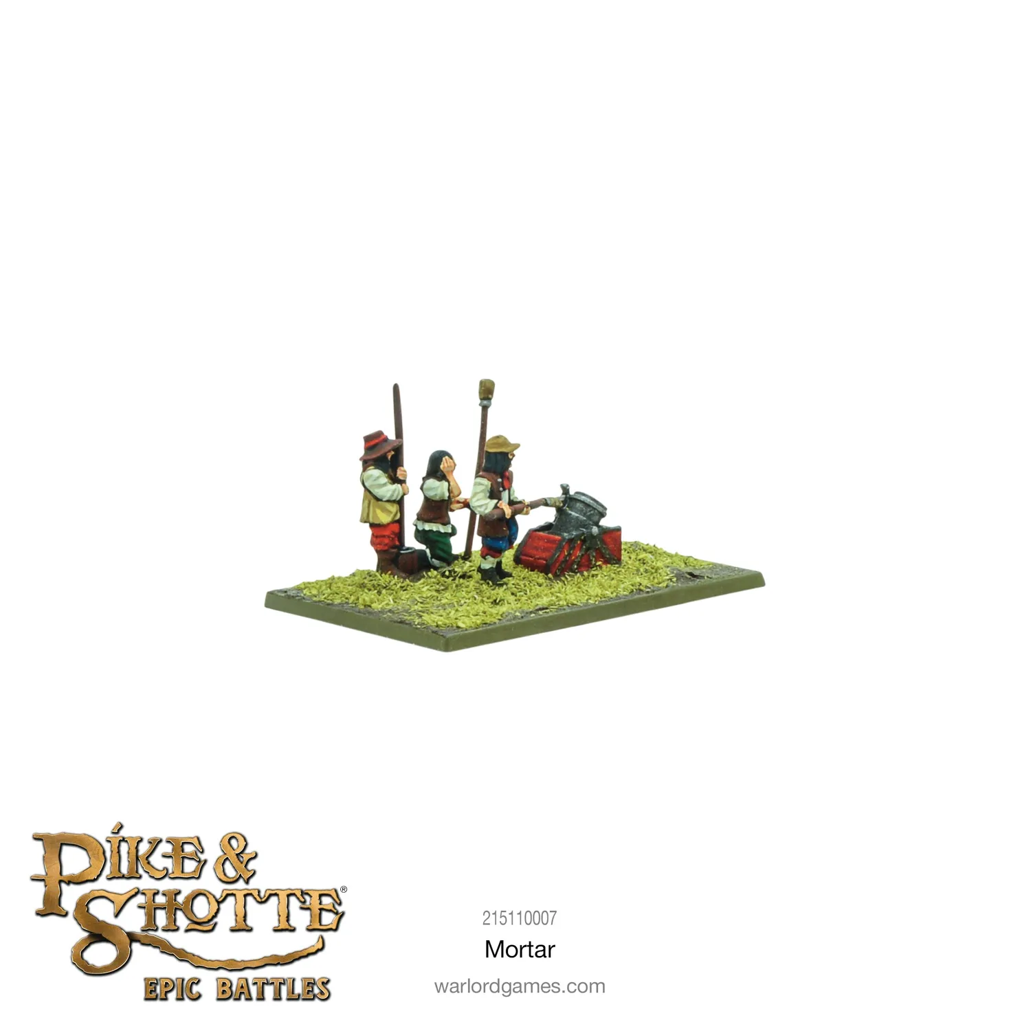 Pike & Shotte Epic Battles mortier résine avec servants