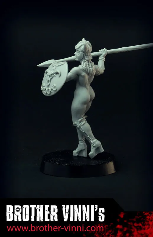 Brother Vinni Naked Amazon figurine résine 32mm adulte