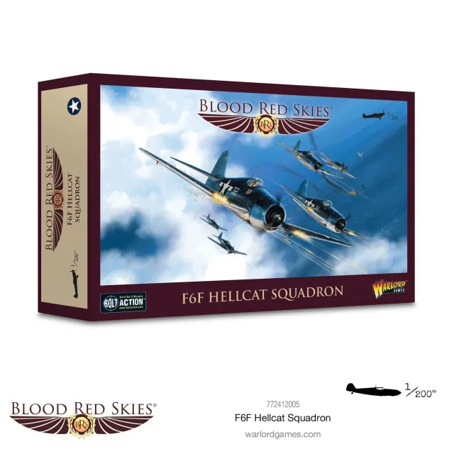 Warlord Games Blood Red Skies F6F Hellcat escadrille 6 avions