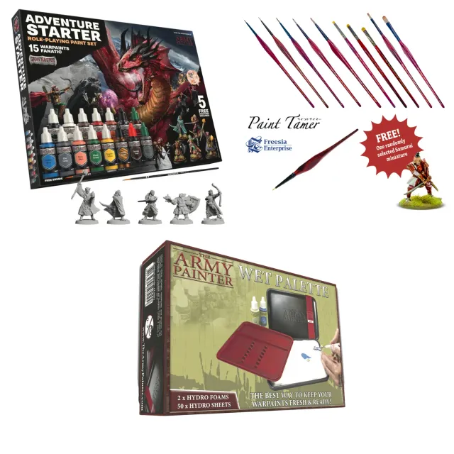 Bolt Action The Artist Bundle coffret pinceaux peinture
