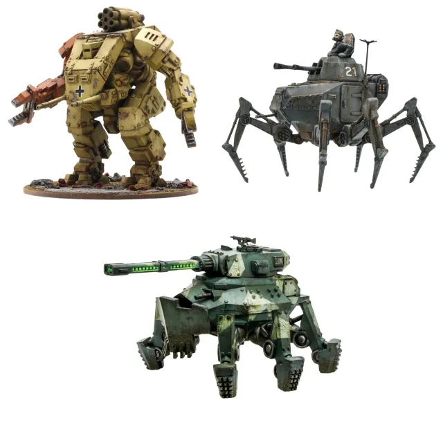 Bolt Action Axis Heavy Walker Platoon walkers Axis 3 modèles