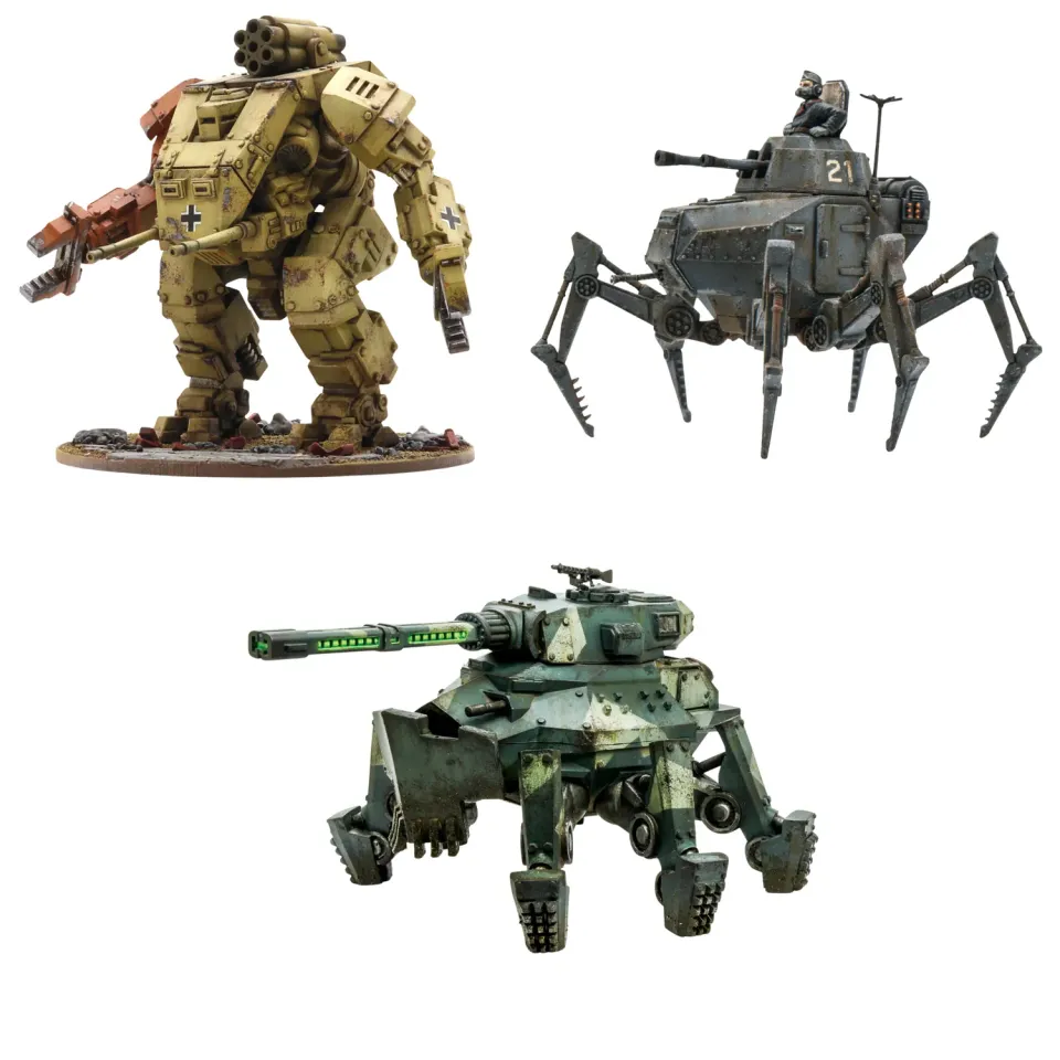 Bolt Action Axis Heavy Walker Platoon walkers Axis 3 modèles