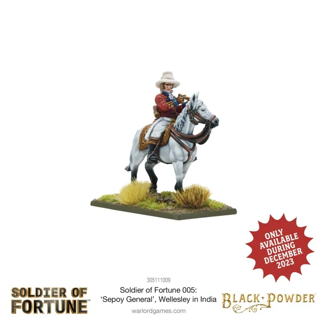 Bolt Action Soldier of Fortune 005 Sepoy General figurine métal