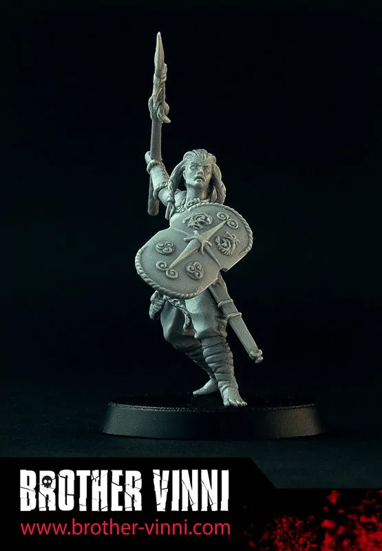 Brother Vinni Cuchulain figurine résine 32mm command pack Saga