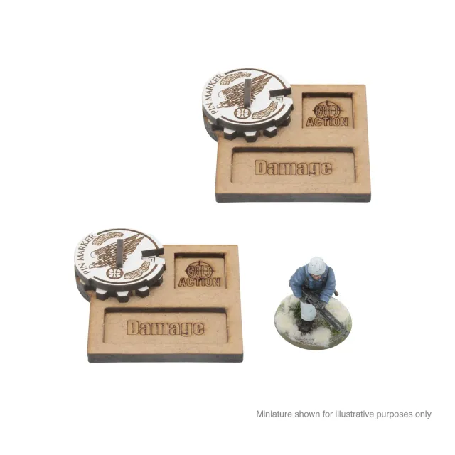 Bolt Action marqueurs Fallschirmjäger MDF pions 0-11