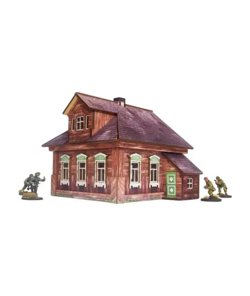 Micro Art Studio Datcha russe façades bois décor 28mm