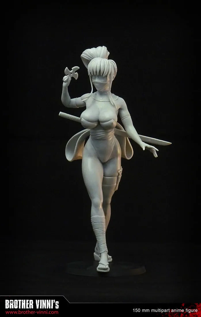 Brother Vinni Minory Anime Ninja Girl figurine 15 cm résine