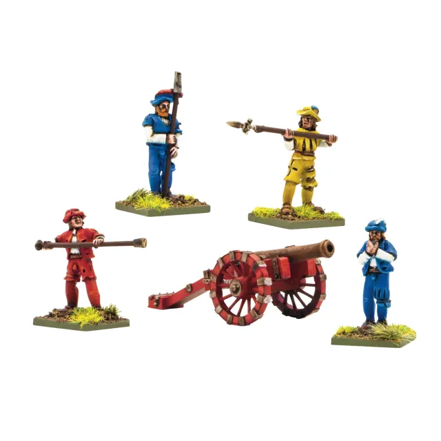 Warlord Pike & Shotte Italian Wars canon moyen métal
