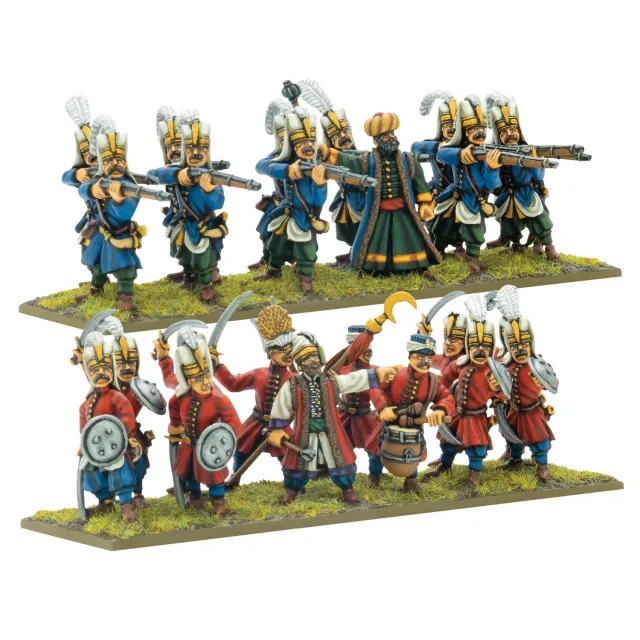 Bolt Action Pike & Shotte Janissaries Regiment infanterie métal