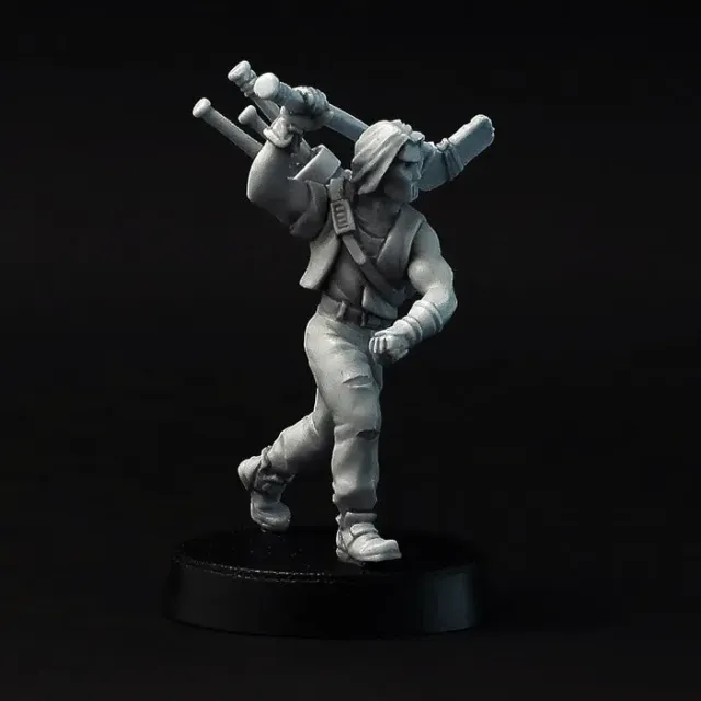 Brother Vinni Vigilante figurine 28 mm résine pulp