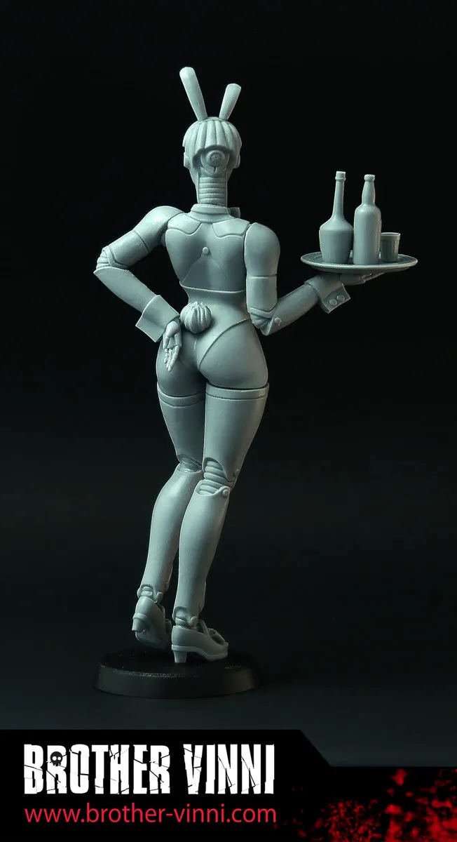 BROTHER VINNI Robot Bunny Girl figurine 90 mm résine détails