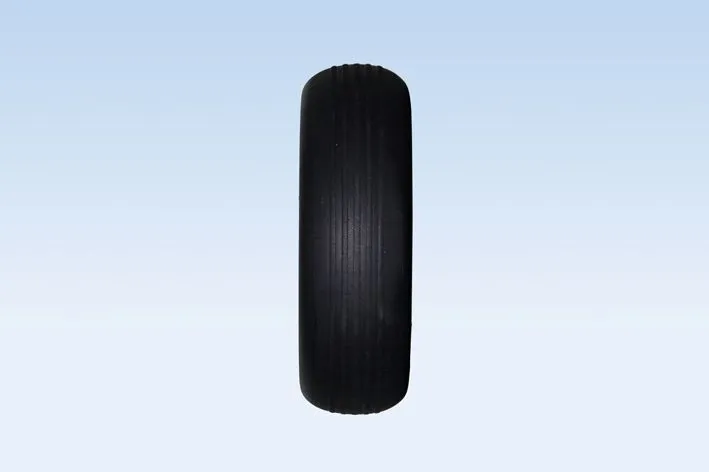 Black Horse Model Rubber Wheel/Hub roue caoutchouc 130 mm