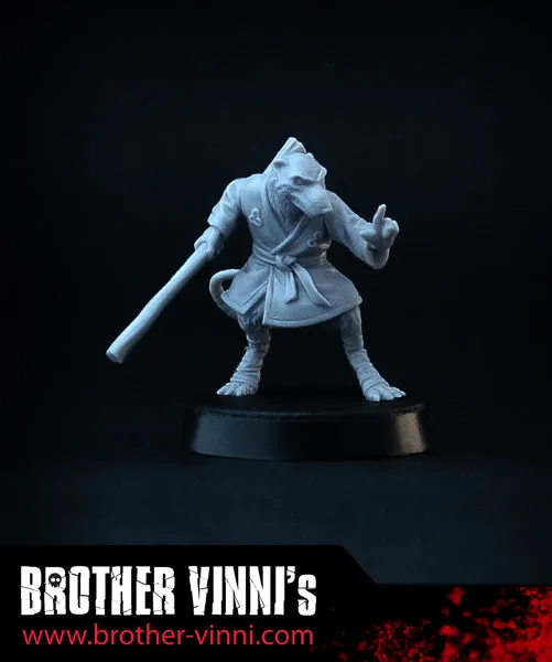 Brother Vinni Rat Sensei figurine résine 28mm