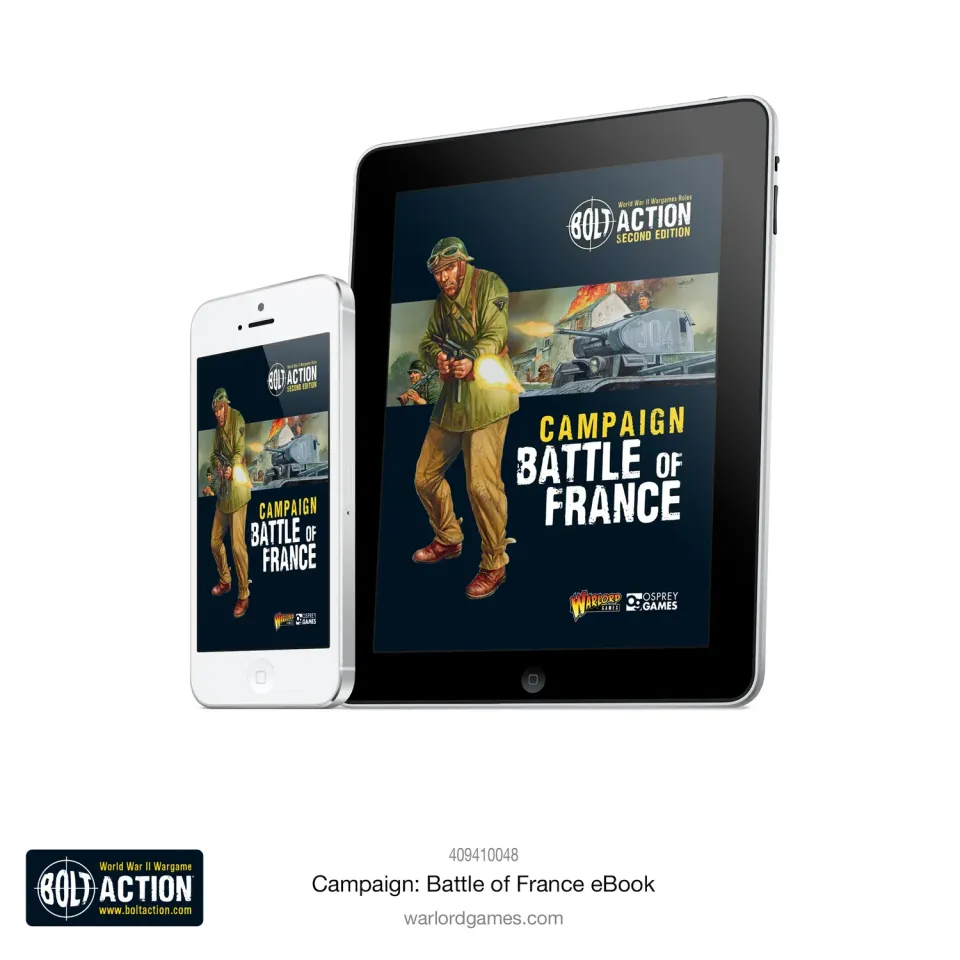 Bolt Action Battle of France ebook campagne 144p