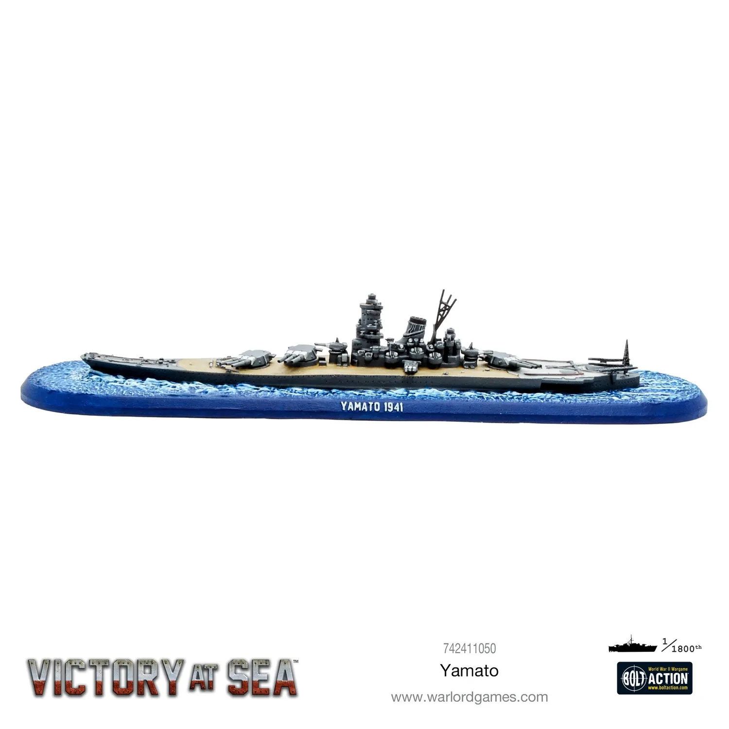 Victory at Sea Yamato cuirassé résine japonais