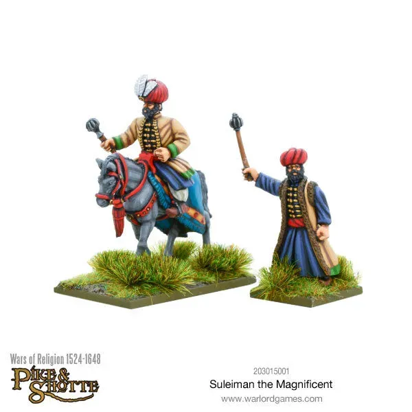 Bolt Action Pike & Shotte Sulliman the Magnificent figurine commandement métal