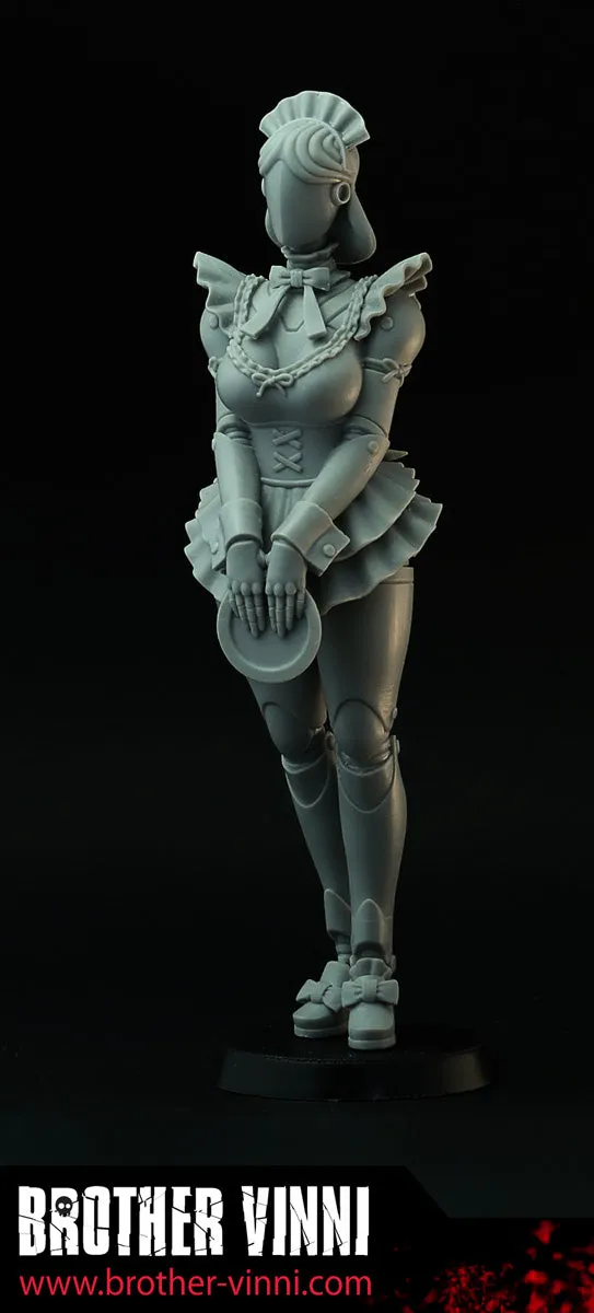 BROTHER VINNI Robot Waitress figurine robot 90 mm résine