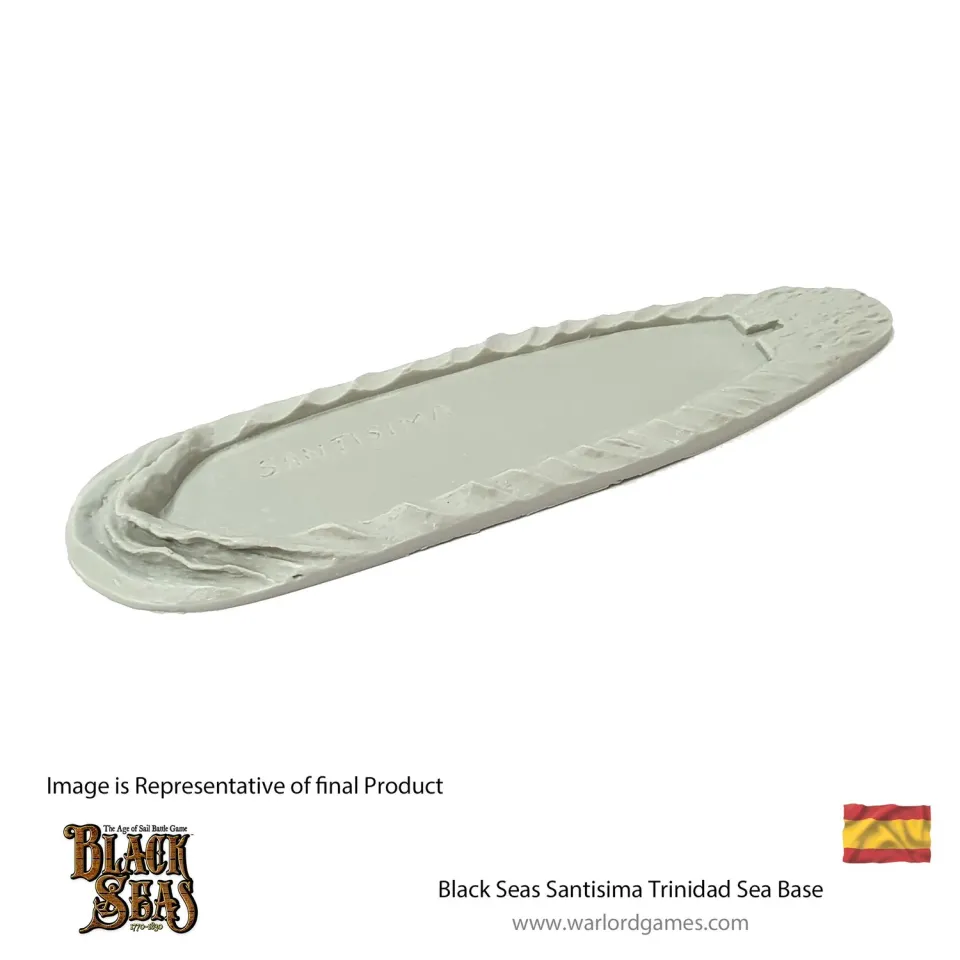 Black Seas Santisima socle mer résine